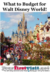 What to Budget for Walt Disney World from yourfirstvisit.net