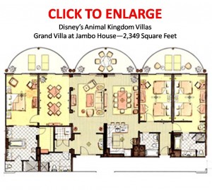 Animal Kingdom Villas Jambo House Grand Villa Floorplan