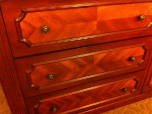 Disney's Port Orleans French Quarter Resort Inlay on Dresser Drawers