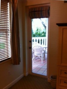 Porch Entrance from Master Bedroom Disney's Old Key West Resort