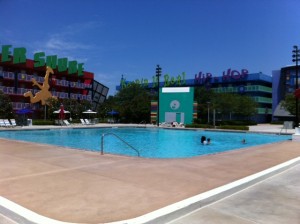 Computer Quiet Pool at Disney's Pop Century Resort