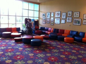 Kid Lobby Area at Disney's Pop Century Resort