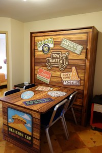 Dining Table in Cars Family Suite at Disney's Art of Animation Resort--from yourfirstvisit.net