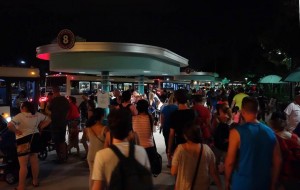 Hollywood Studios Bus Stop After Fantasmic from yourfirstvisit.net