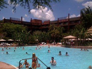 Uzima Springs Pool at Disney's Animal Kingdom Lodge Jambo House from yourfirstvisit.net