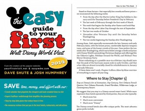 The easy Guide to Your First Walt Disney World Visit, Chapter 1