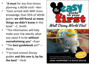 The easy Guide to Your First Walt Disney World Visit 2015