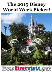 The 2015 Walt Disney World Week Picker