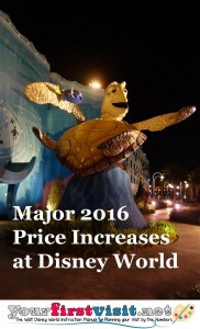 Many Disney World Resorts Show Major Price Increases for 2016