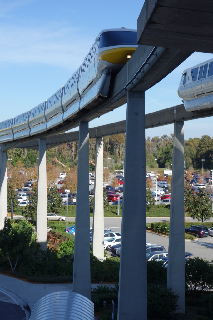 Monorails at Disney's Contemporay Resort from yourfirstvisit.net