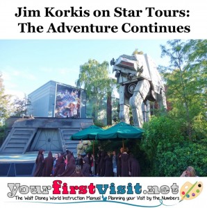 A Friday Visit With Jim Korkis: Star Tours