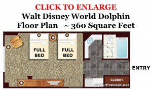 Photo Tour of a Standard Room at the Disney World Dolphin