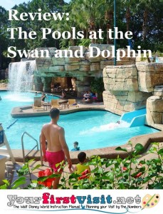 The Pools at the Disney World Swan and Dolphin