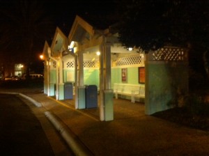Disney's Old Key West Resort Bus Stop--One of Many