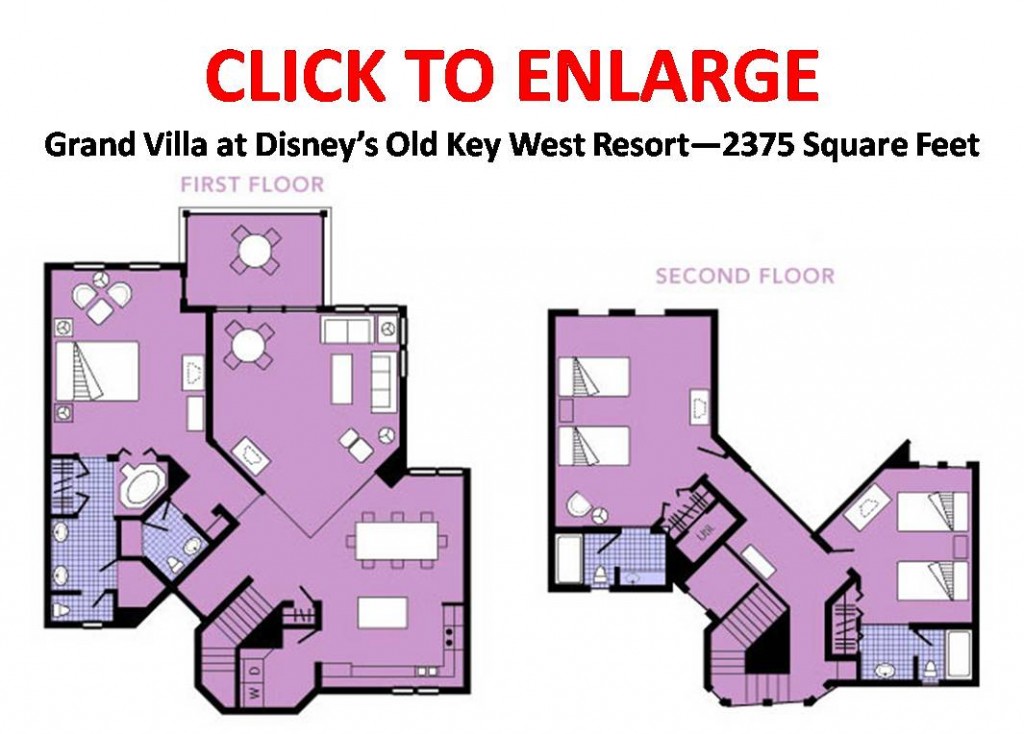 Old Key West Grand Villa Floor Plan Layout