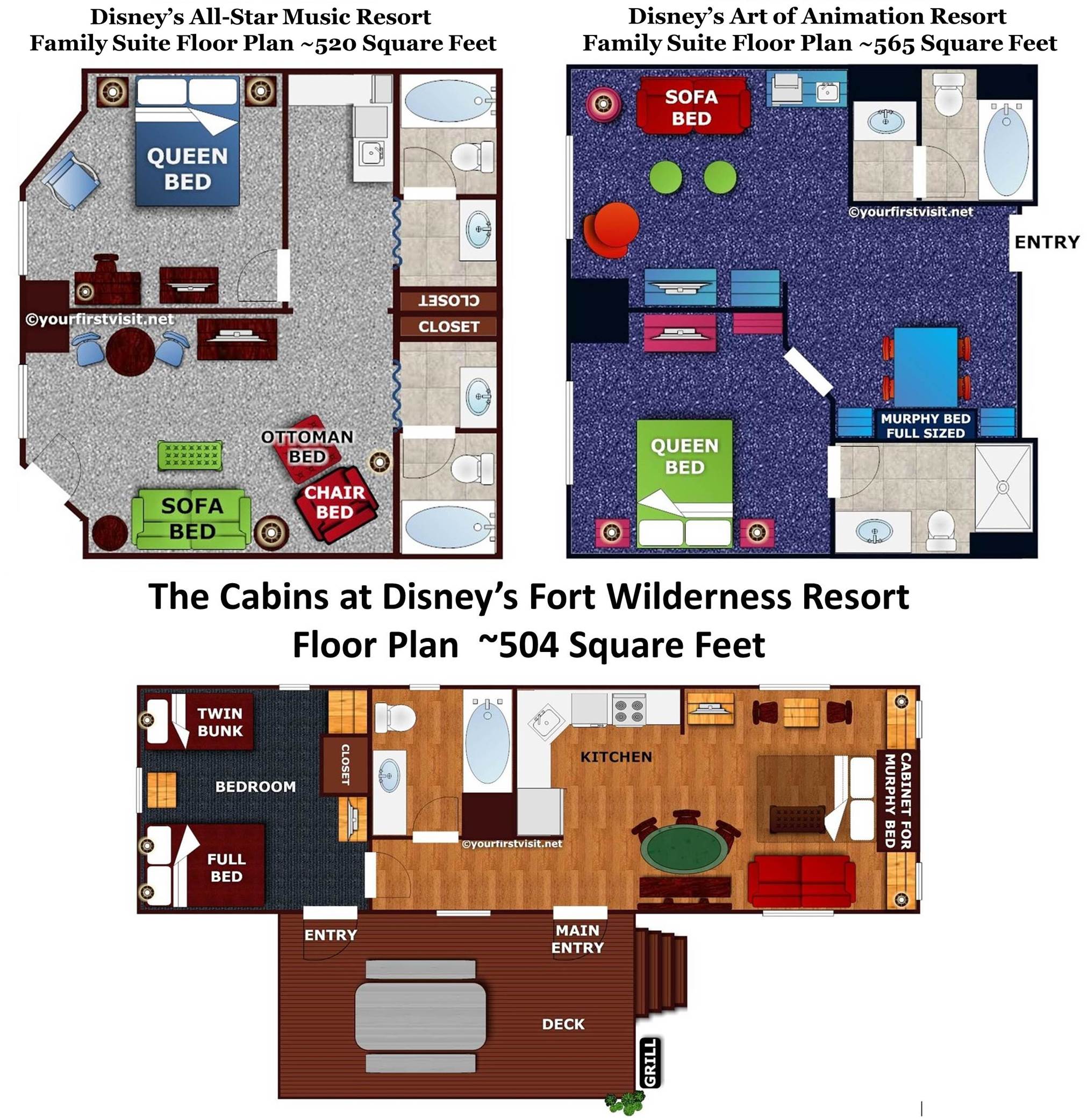 Review The Family Suites at Disney's AllStar Music Resort