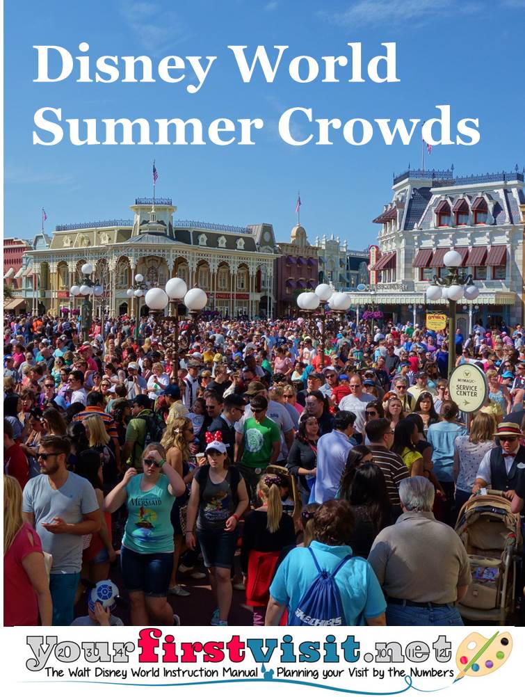 Disney World Crowds In 2015 Summer Crowds Yourfirstvisit