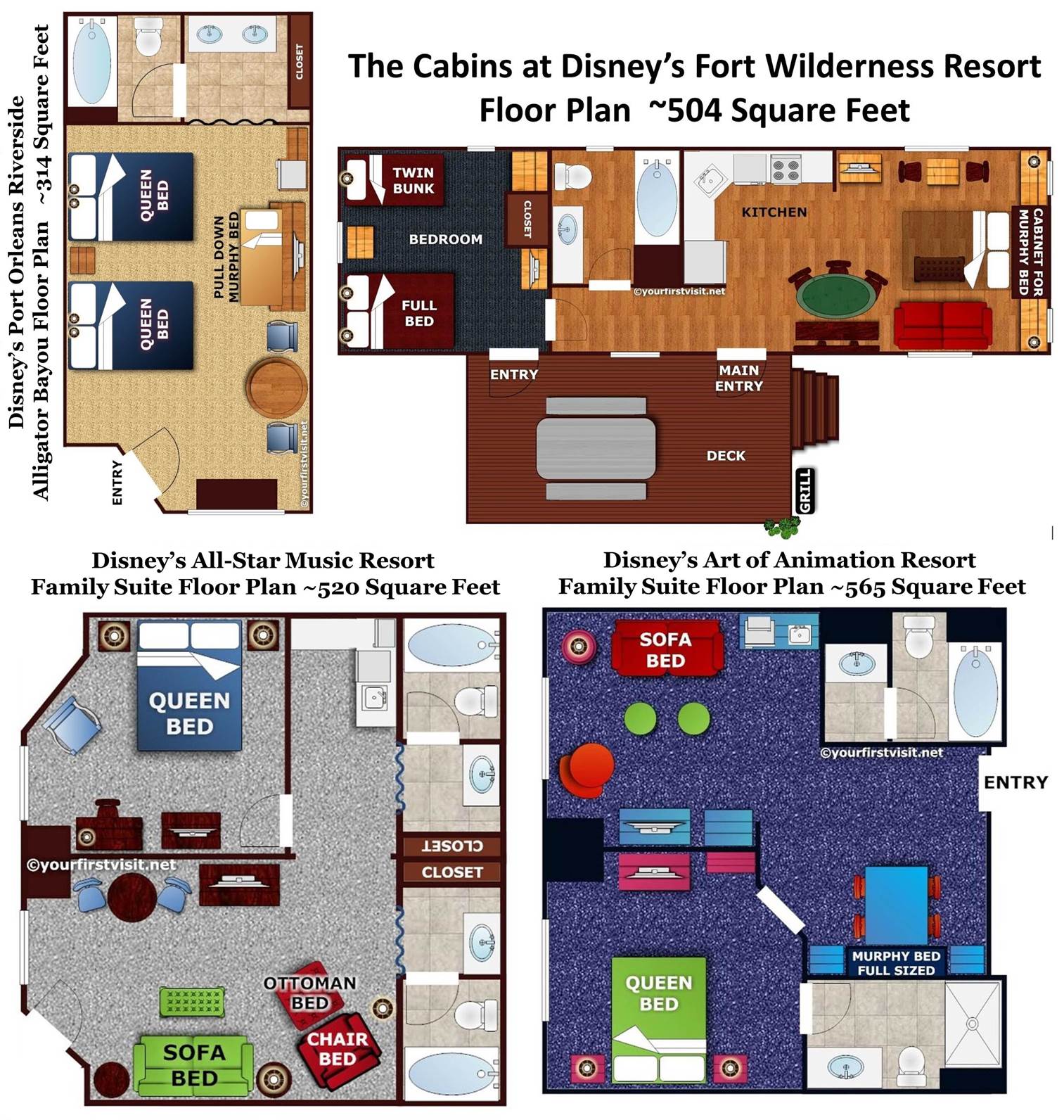 Review The Family Suites at Disney's AllStar Music Resort