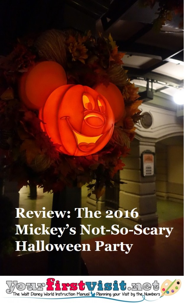 Review Mickey�s NotSoScary Halloween Party 2016