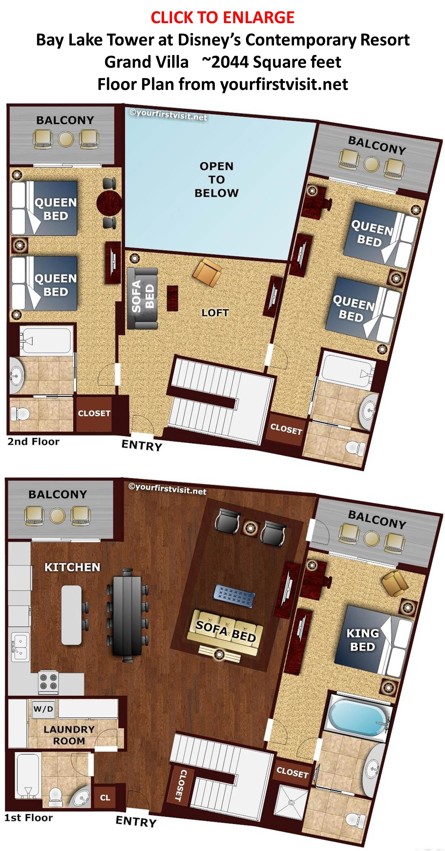 Theming and Accommodations at Bay Lake Tower at Disney’s Contemporary