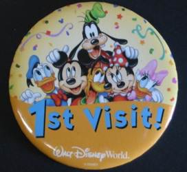 first visit to disney world button