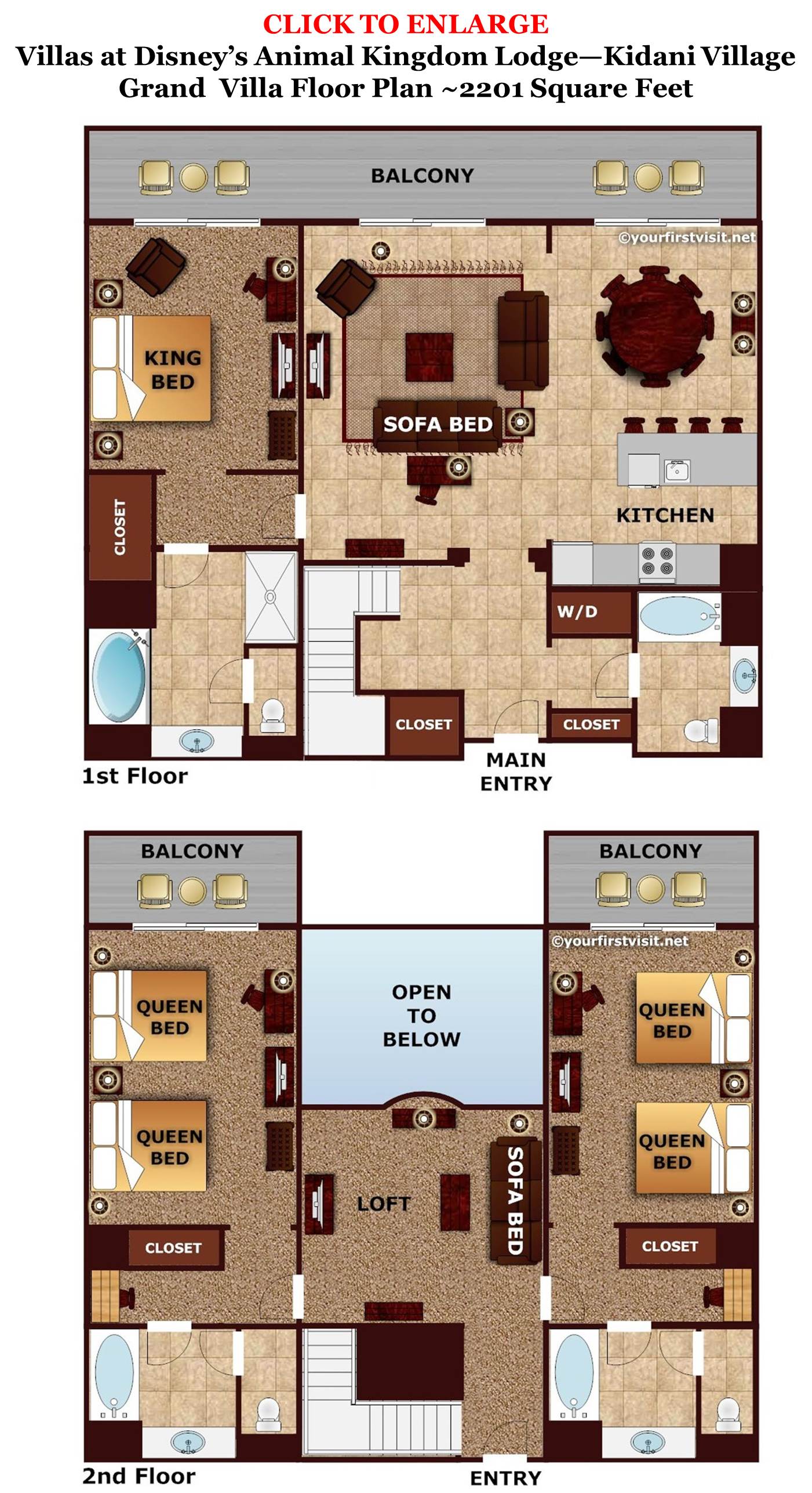 Grand Villa Floor Plan Kidani Village from yourfirstvisit