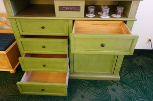 Dresser Drawers Disney's Caribbean Beach Resort from yourfirstvisit.net