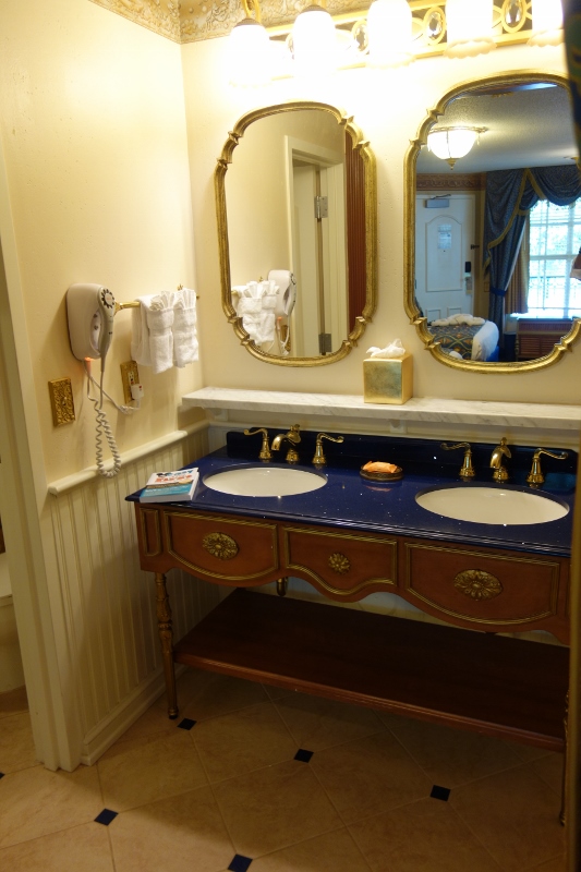 Sinks Royal Rooms at Disney's Port Orleans Riverside Resort from yourfirstvisit.net