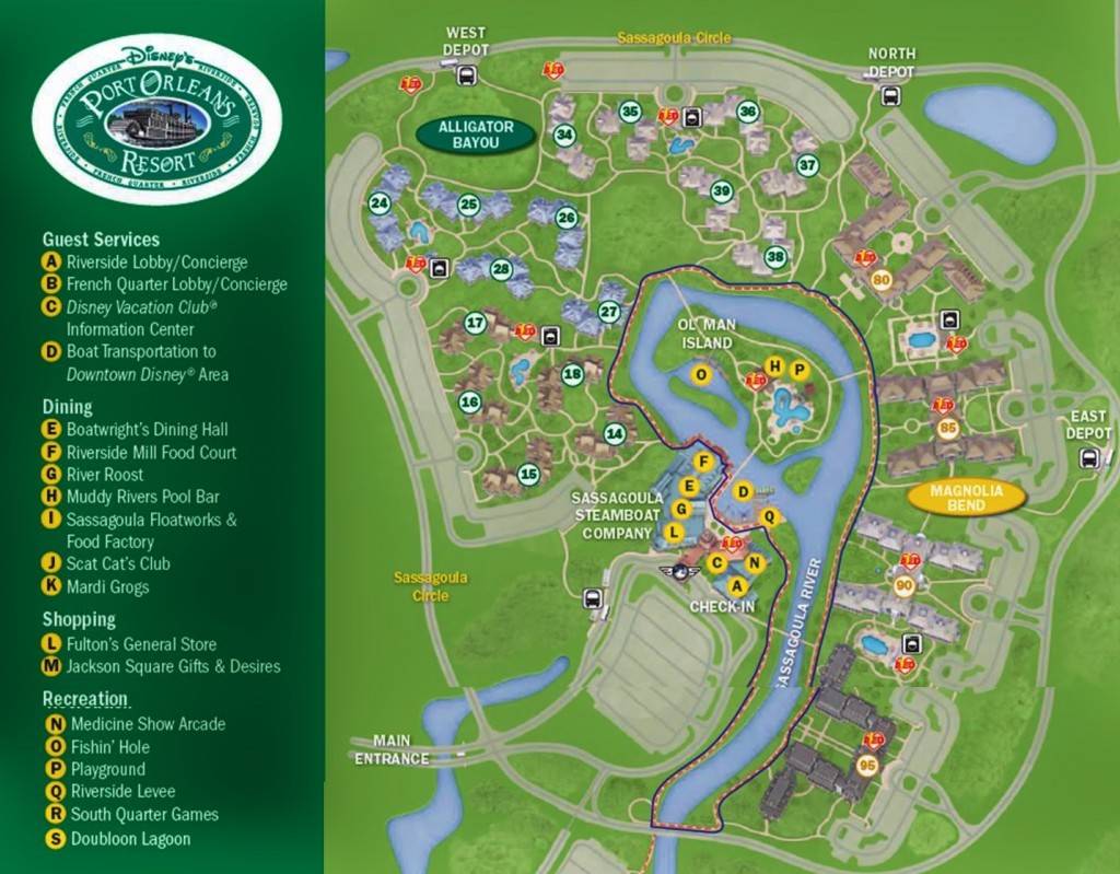 Map Disneys Port Orleans Riverside Resort 1024x799 