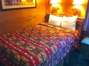 Full Bed at the Cabins at Disney's Fort Wilderness Resort