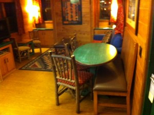 Living Area at the Cabins at Disney's Fort Wilderness Resort