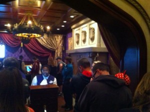 Ordering Room at Be Our Guest Restaurant at the Magic Kingdom