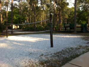 Volleyball Court Near Main Meadows Pool at at Disney's Fort Wilderness Resort