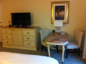 Desk at Loews Portofino Bay Resort at Universal Orlando