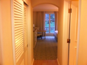 Hall and Closet at Loews Portofino Bay Resort at Universal Orlando