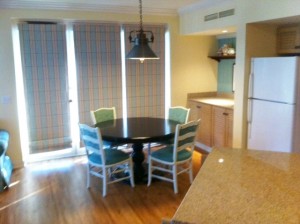 Disney's Old Key West Resort Dining Room Table and Windows