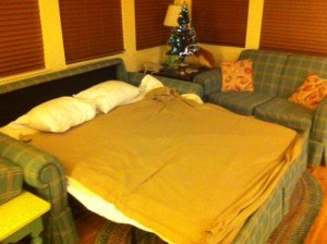 Disney's Old Key West Resort Sofa Bed Ready for Sleepers