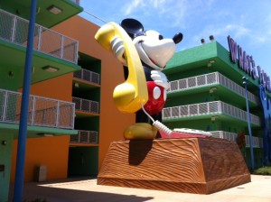Mickey Phone at Disney's Pop Century Resort
