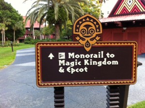 TTC Monorail and Disney's Polynesian Resort