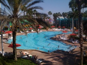 Surfboard Bay Pool at Disney's All-Star Sports Resort from yourfirstvisit.net