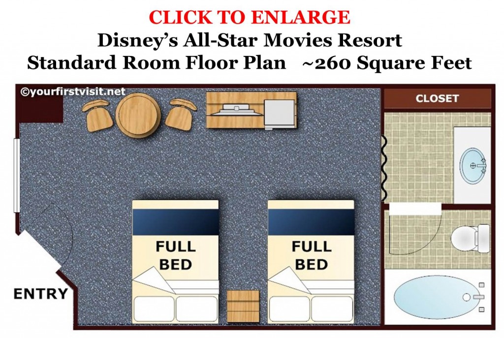 All-Star Movies Floor Plan from yourfirstvisit.net
