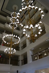 Lobby Lights the Villas at Disney's Grand Floridian from yourfirstvisit.net