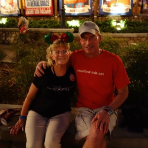 Me and Linda Stevens-Jones at the Magic Kingdom