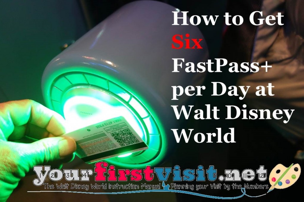 How to Get 6 FastPass+ Per Day at Disney World from yourfirstvisit.net