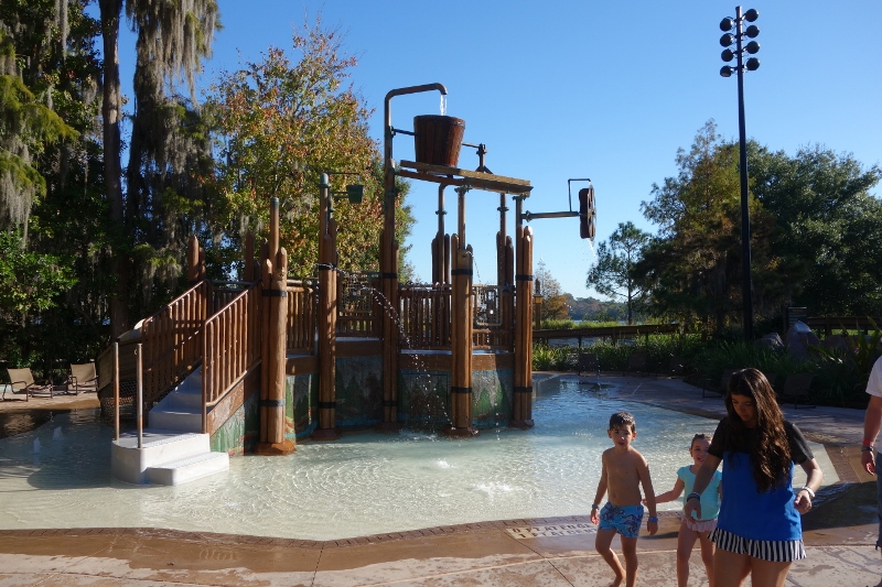 Kids Water Play Area Disney's Wilderness Lodge from yourfirstvisit.net