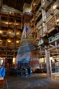 Lobby Fireplace at Disney's Wilderness Lodge from yourfirstvisit.net