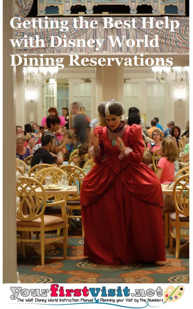 Getting Dining Reservations Help from yourfirstvisit.net