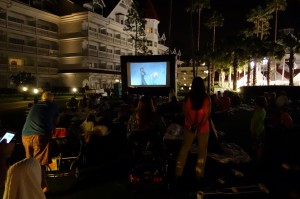 Movies on the Beach at Disney's Grand Floridian Resort from yourfirstvisit.net