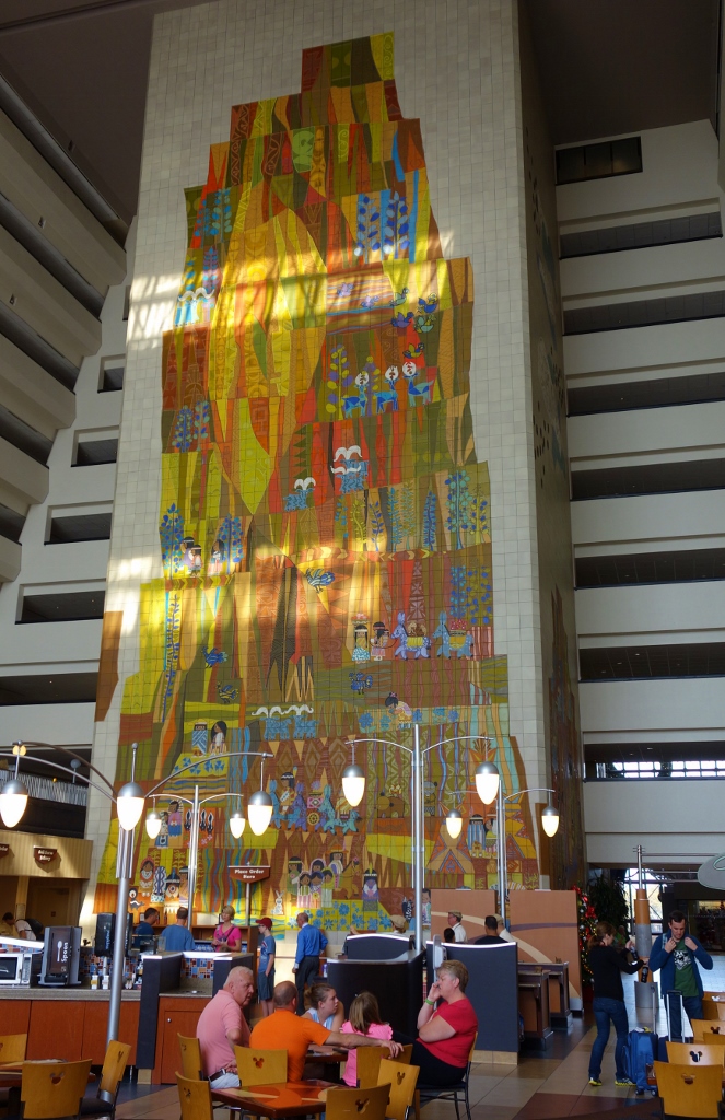 Mary Blair Mural at Disney's Contemporary Resort from yourfirstvisit.net (2)