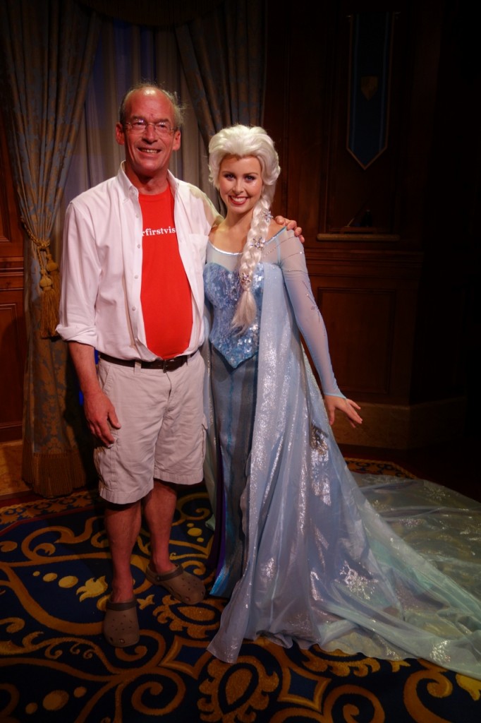 Me and Elsa at Magic Kingdom from yourfirstvisit.net